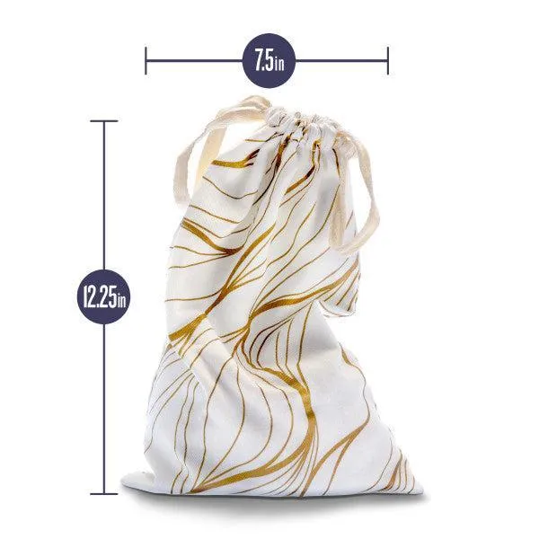 Blush Embrace White & Gold Toy Storage Bag