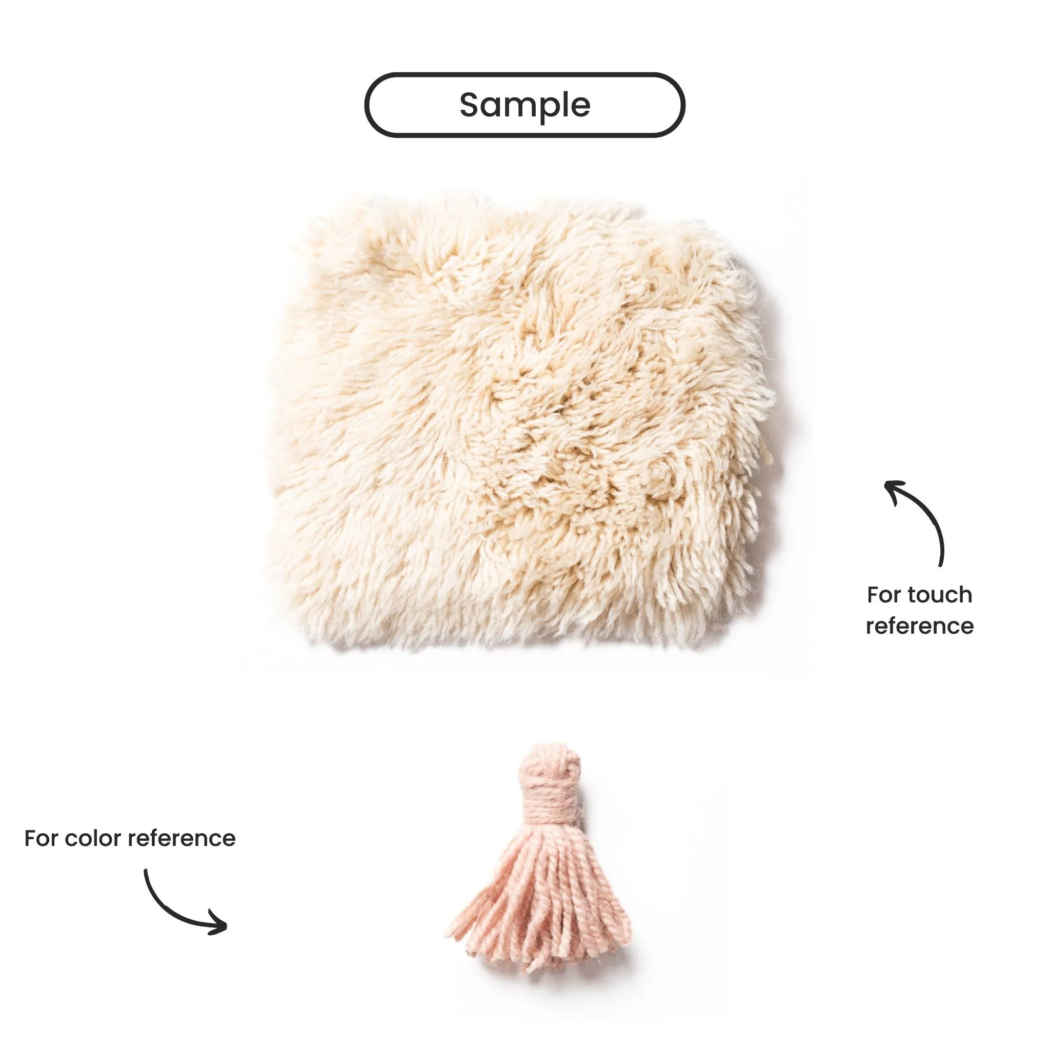 Blushing Petals Round - Luxury Shag Moroccan Rug