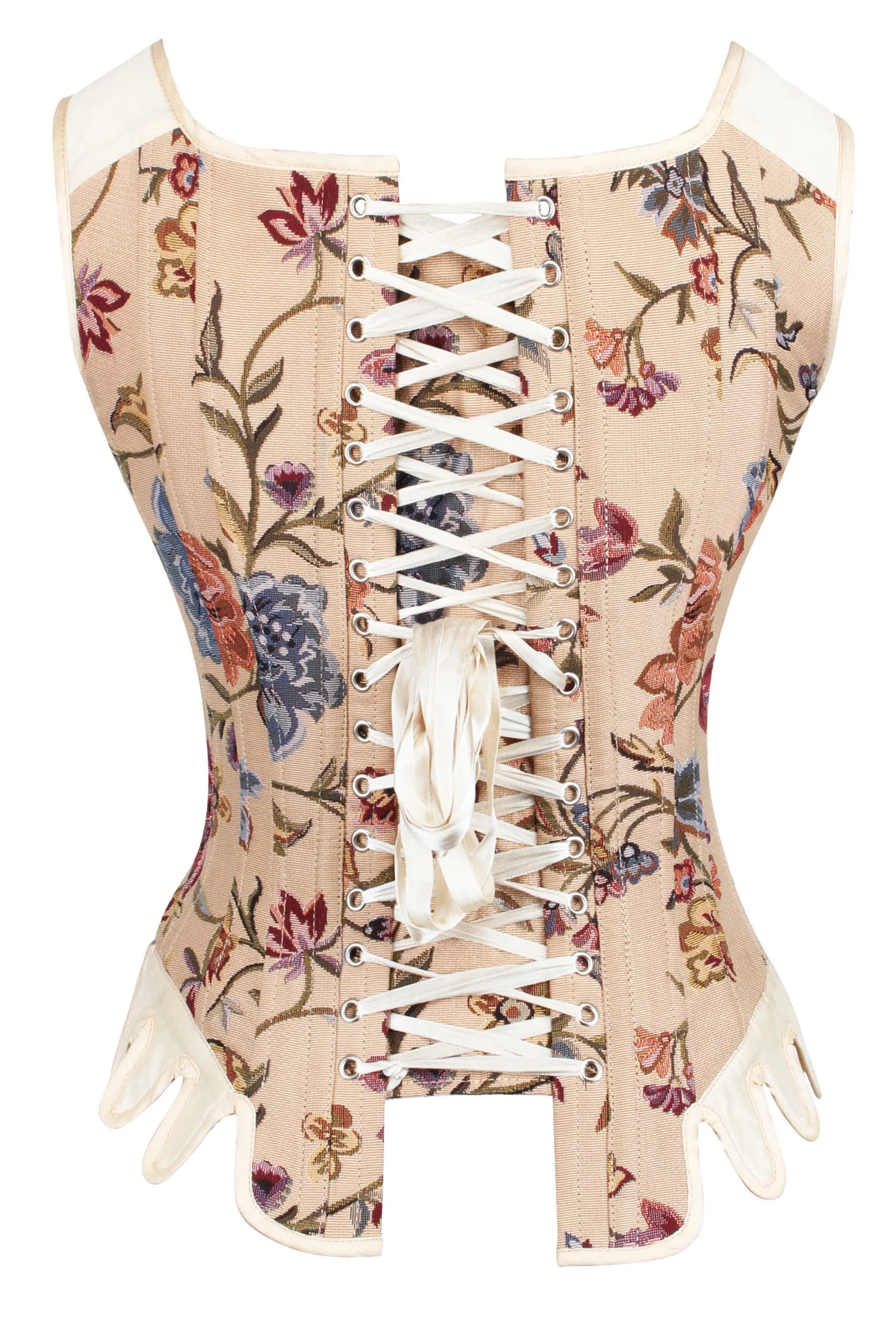 Brocade Steel Boned Historically Inspired Corset