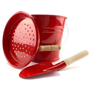 Bürstenhaus Redecker Metal Beach Set - Red