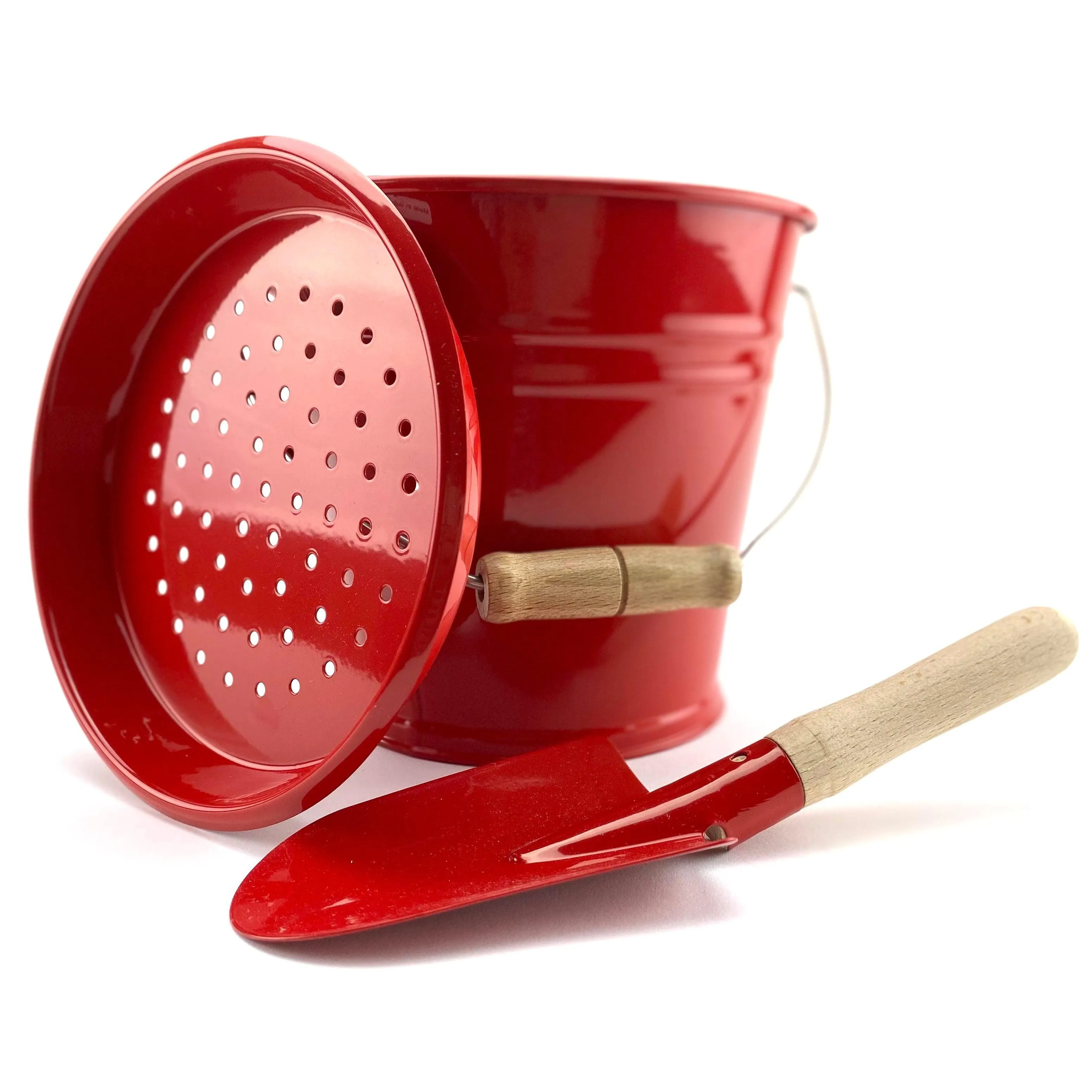 Bürstenhaus Redecker Metal Beach Set - Red