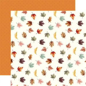 Carta Bella - Harvest - 12x12 Single Sheet / Colorful Leaves