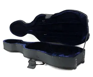 CELLO CASE-TG LIGHTWEIGHT WHEELS BLACK-1/4