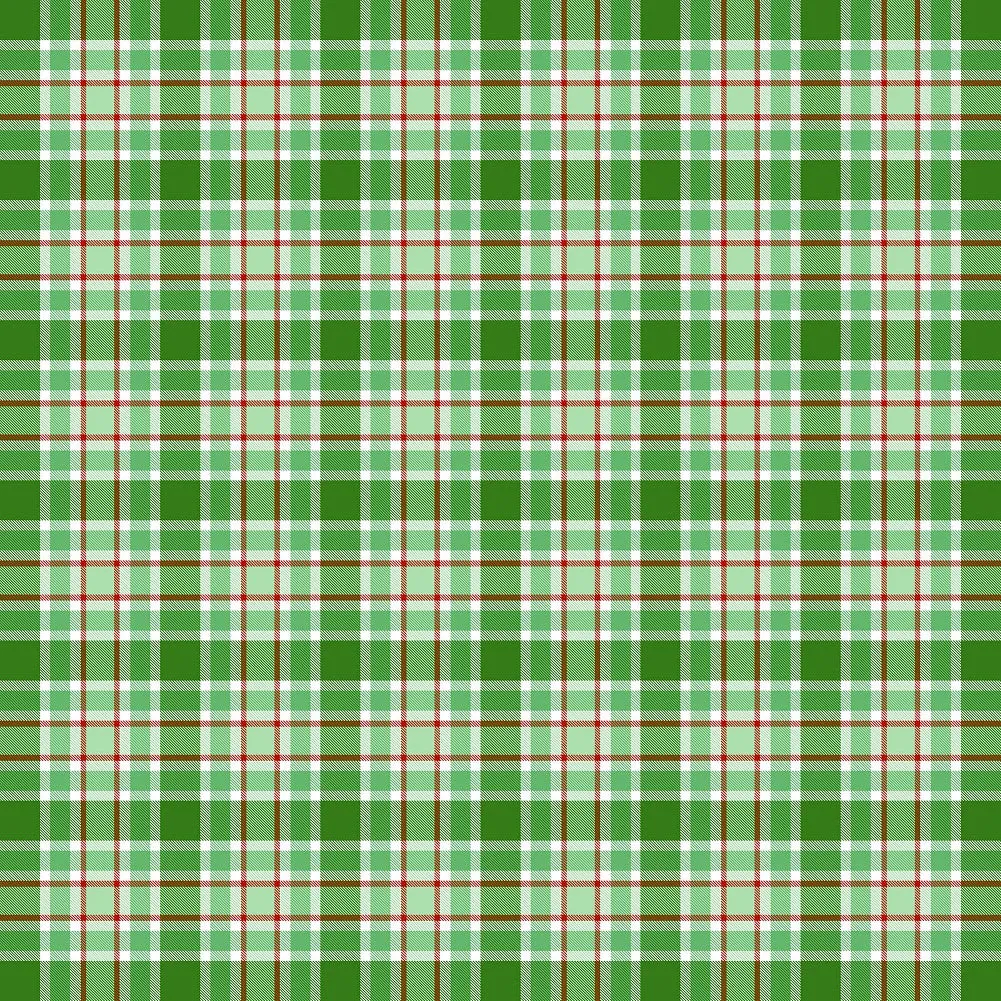 Christmas Plaid Adhesive Vinyl Sheet