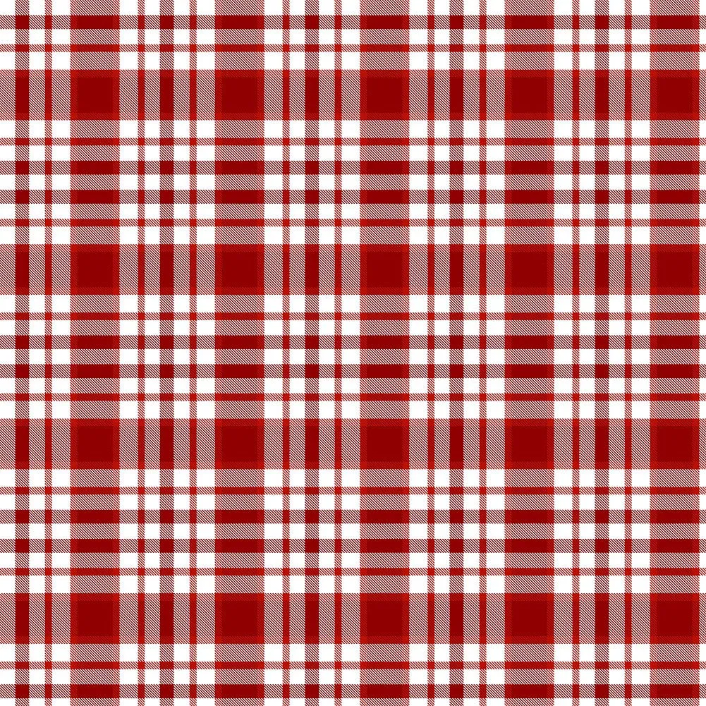 Christmas Plaid Adhesive Vinyl Sheet