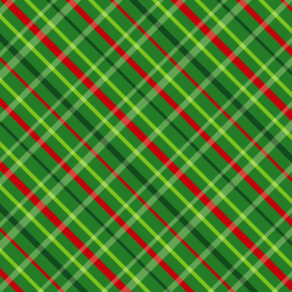 Christmas Plaids Heat Transfer Vinyl Sheet