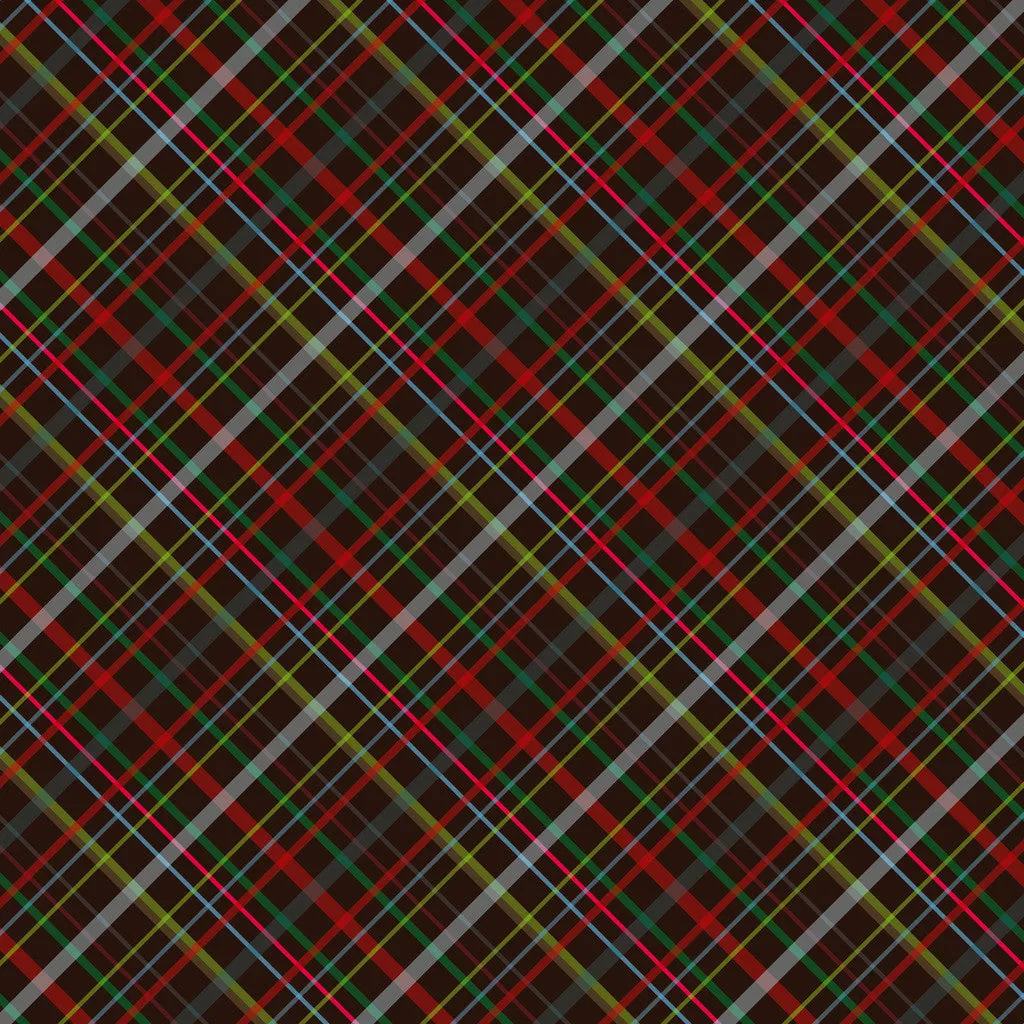 Christmas Plaids Heat Transfer Vinyl Sheet