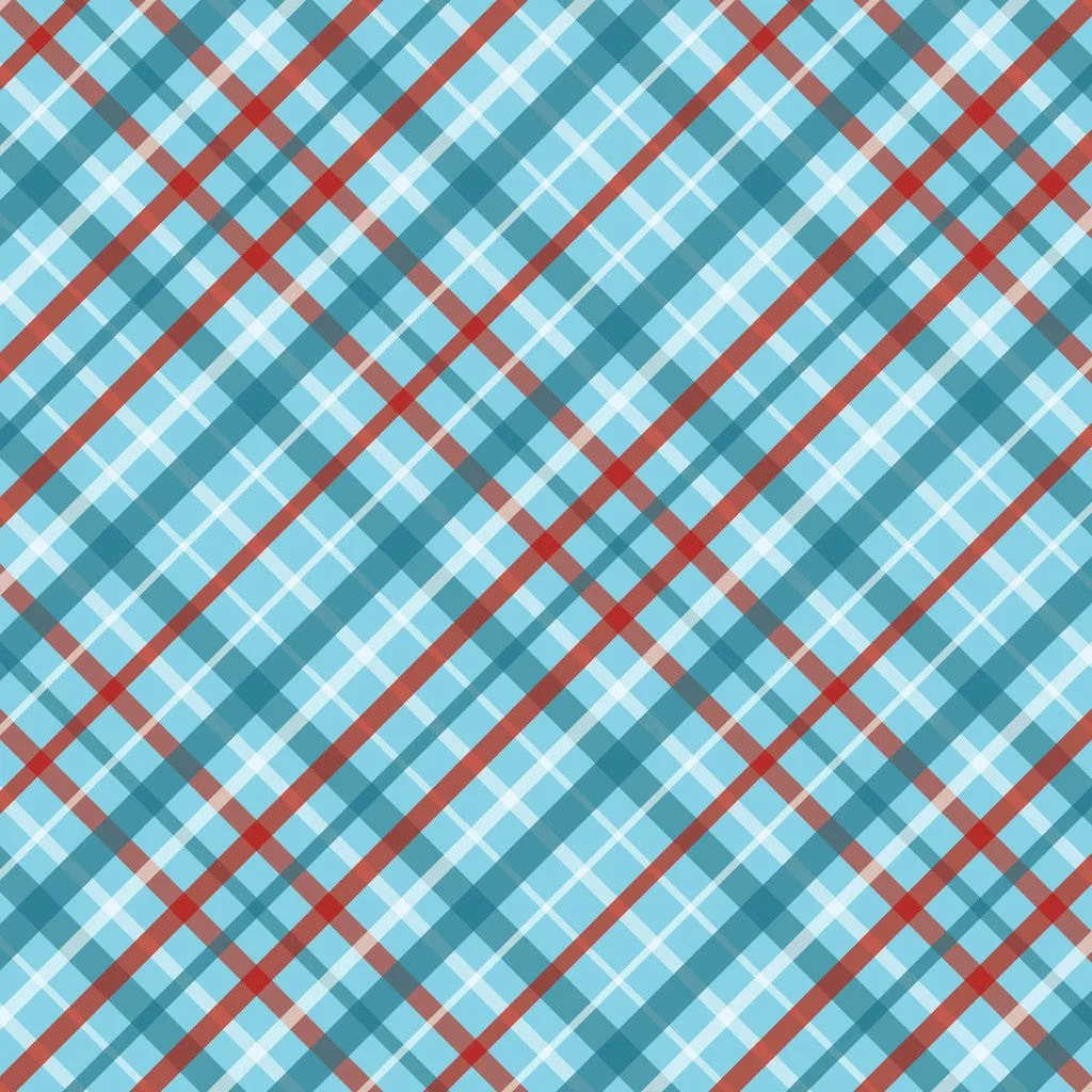 Christmas Plaids Heat Transfer Vinyl Sheet