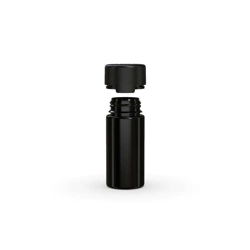 Chubby Gorilla 100Ml Aviator Cr Bottle With Inner Seal & Tamper Evident Break-Off Band (Opaque Black Bottle With Opaque Black Closure) - (400 Count)