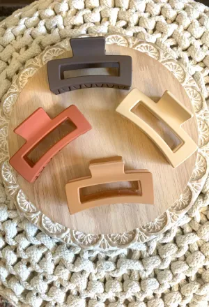 Chunky Hair Claw  4 piece set