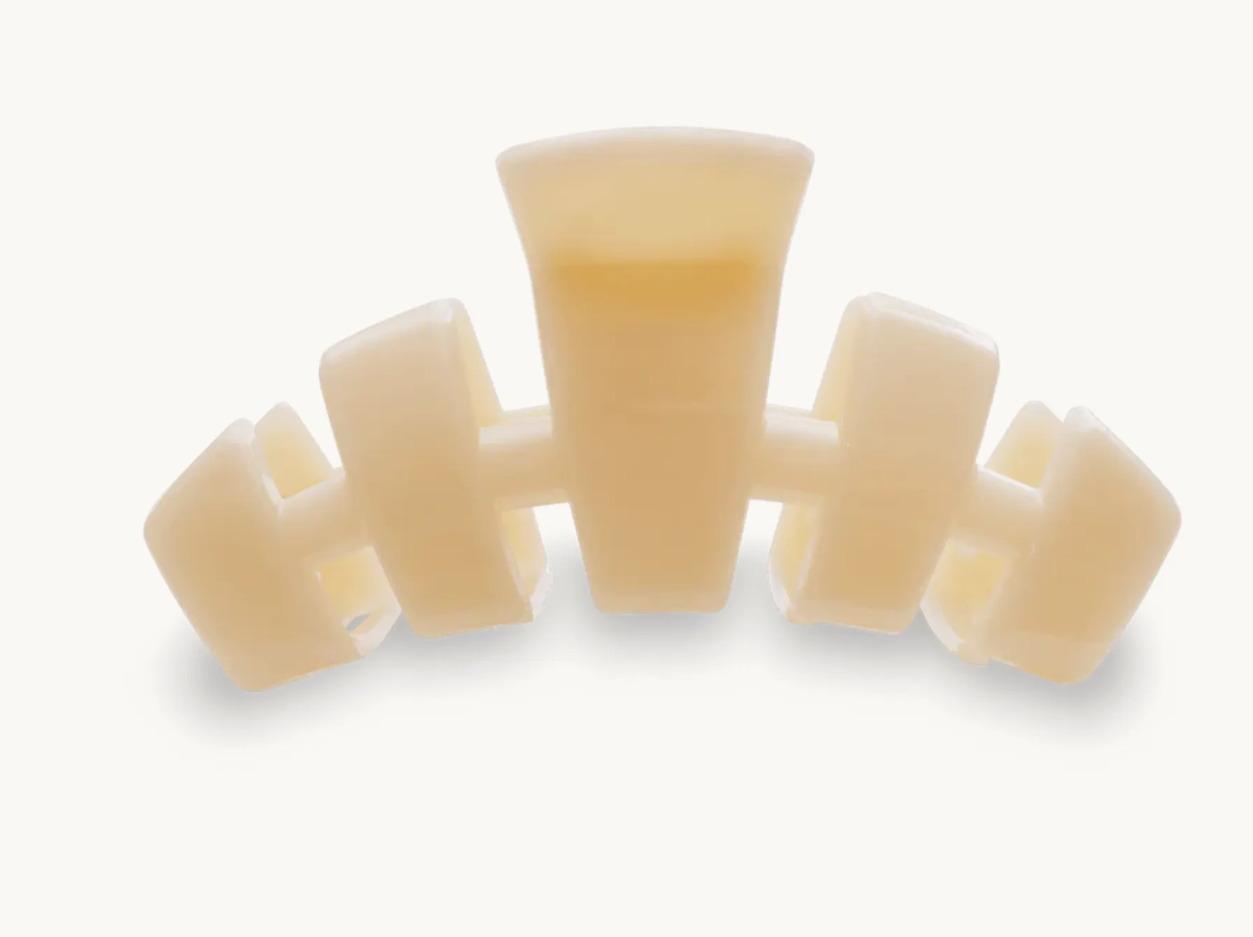 Classic Almond Beige Medium Claw Hair Clip