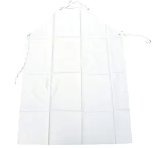 Click Pvc Lightweight Work Apron White 48"X36" (Pack Of 10) - Palww48
