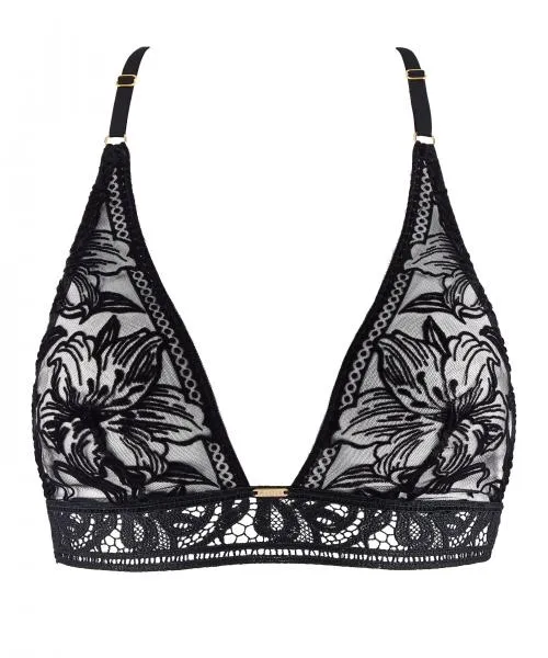 Coeur À Corps Bralette - Noir -