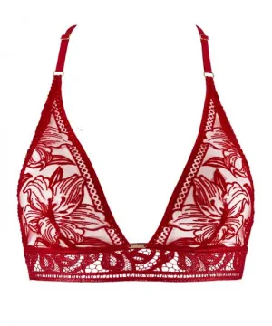 Coeur À Corps Bralette - Rebel Red -