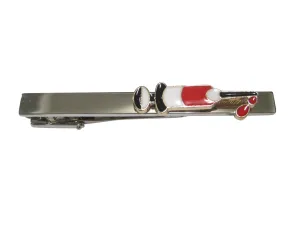 Colorful Phlebotomist Hypodermic Syringe Needle Tie Clip