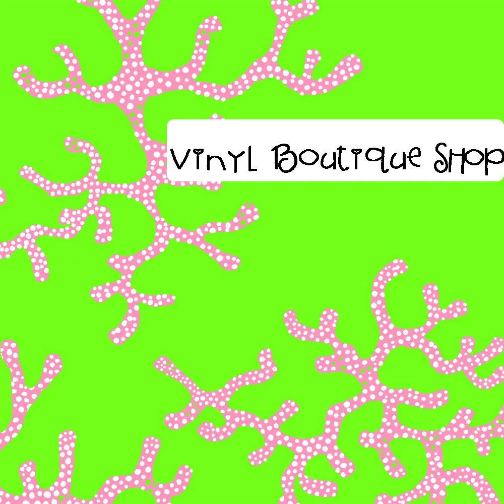 Coral Me Crazy Lilly Inspired Vinyl