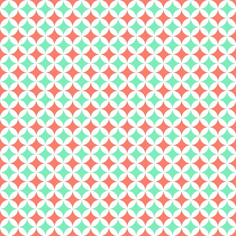 Coral Mint Heat Transfer Vinyl Sheet