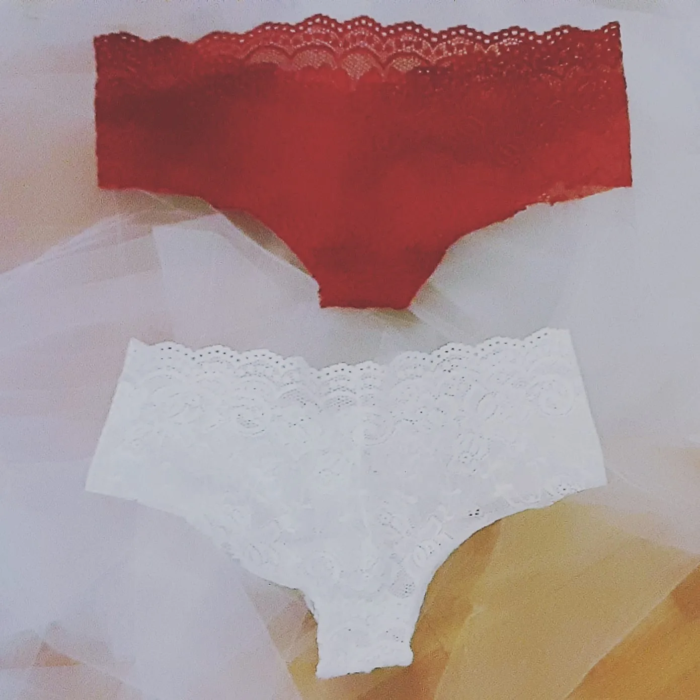 Couture Lingerie Set Burgundery or White Lace