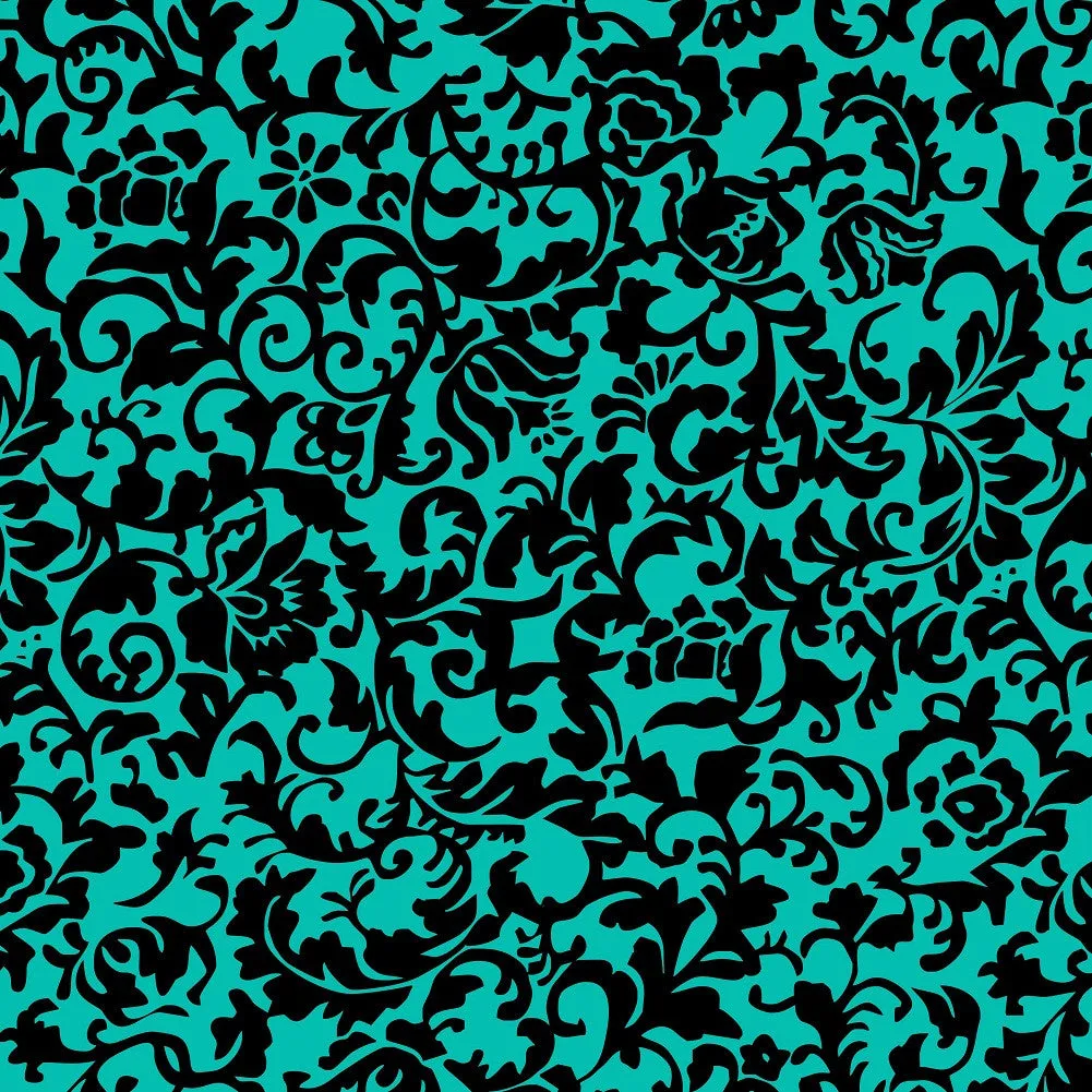 Damask Pattern Adhesive Vinyl Sheet-1