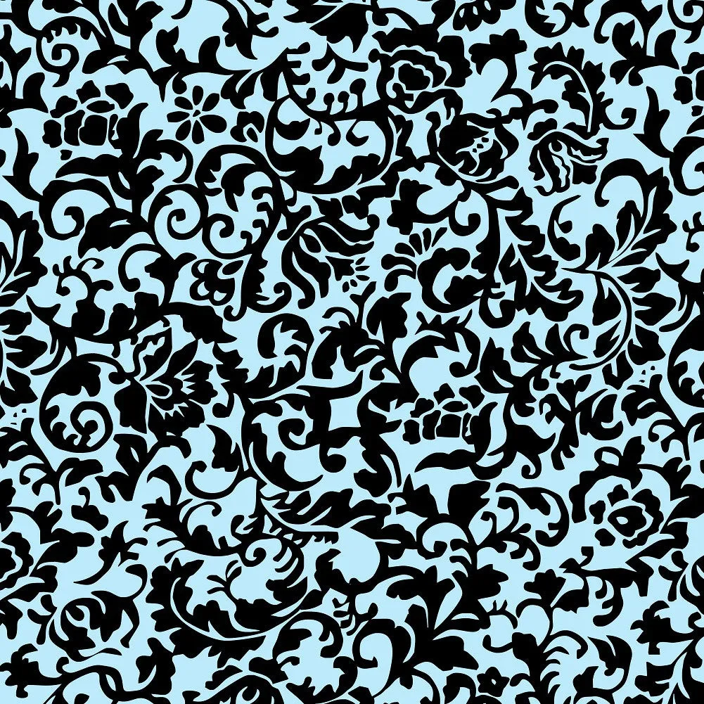 Damask Pattern Adhesive Vinyl Sheet-1
