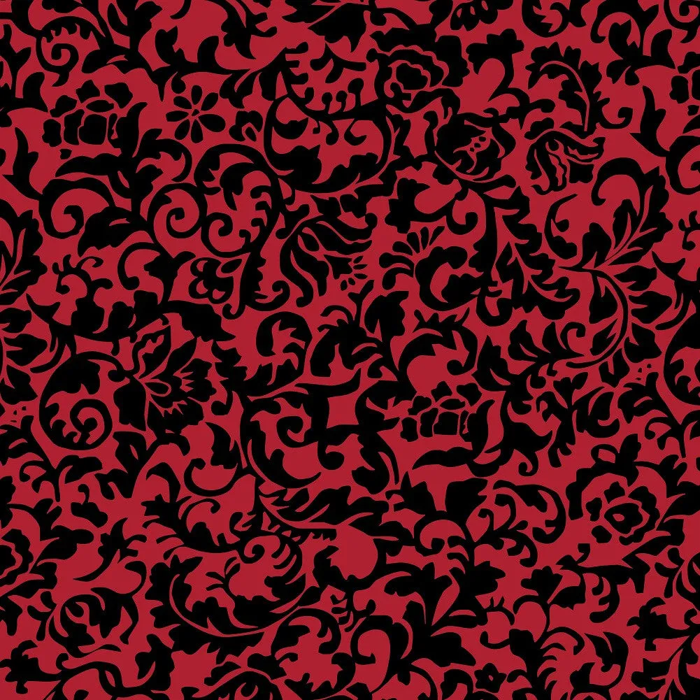 Damask Pattern Adhesive Vinyl Sheet-1