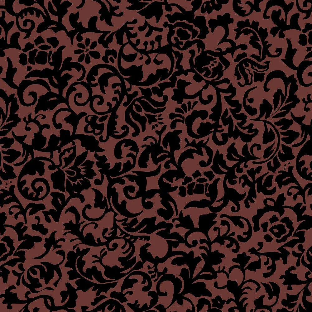 Damask Pattern Adhesive Vinyl Sheet-1