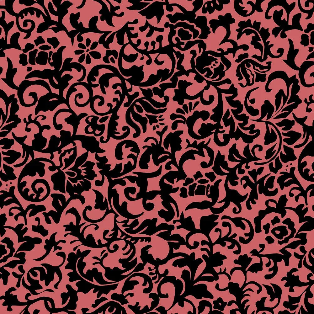 Damask Pattern Adhesive Vinyl Sheet-1