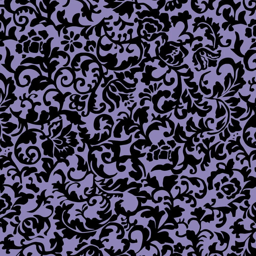 Damask Pattern Adhesive Vinyl Sheet-1
