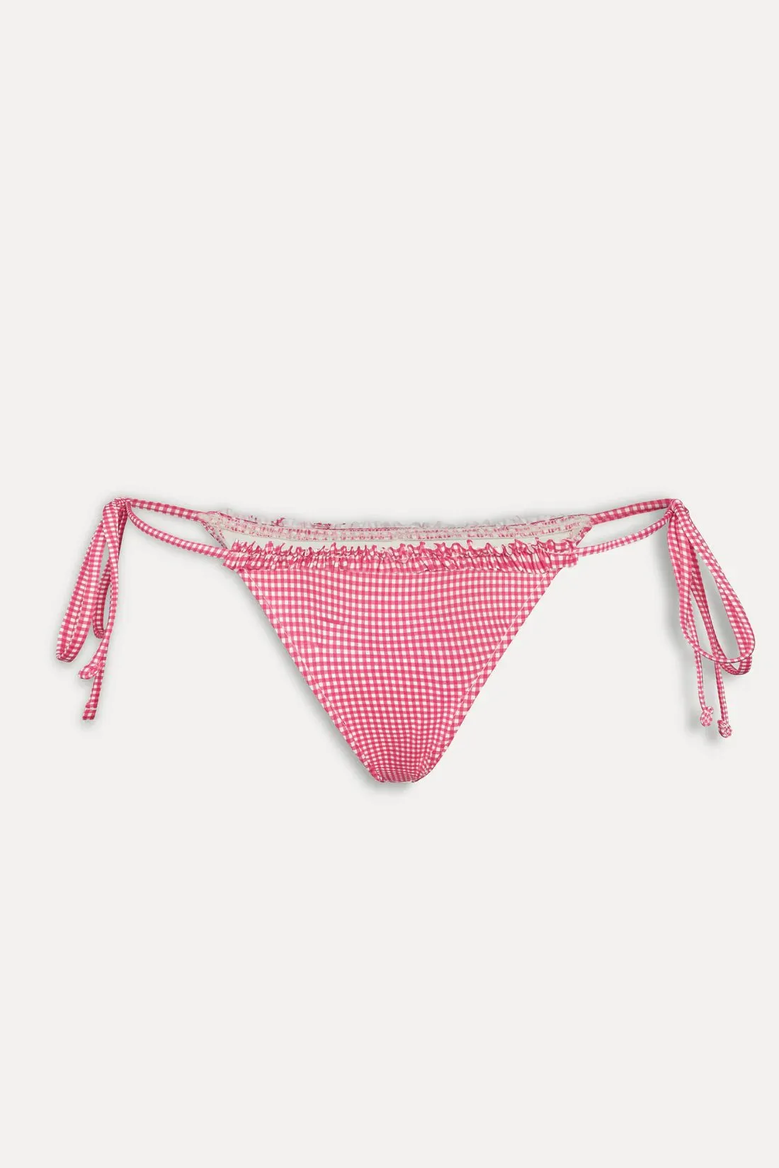 Divine Skimpy String Bottom in Ladybug Gingham