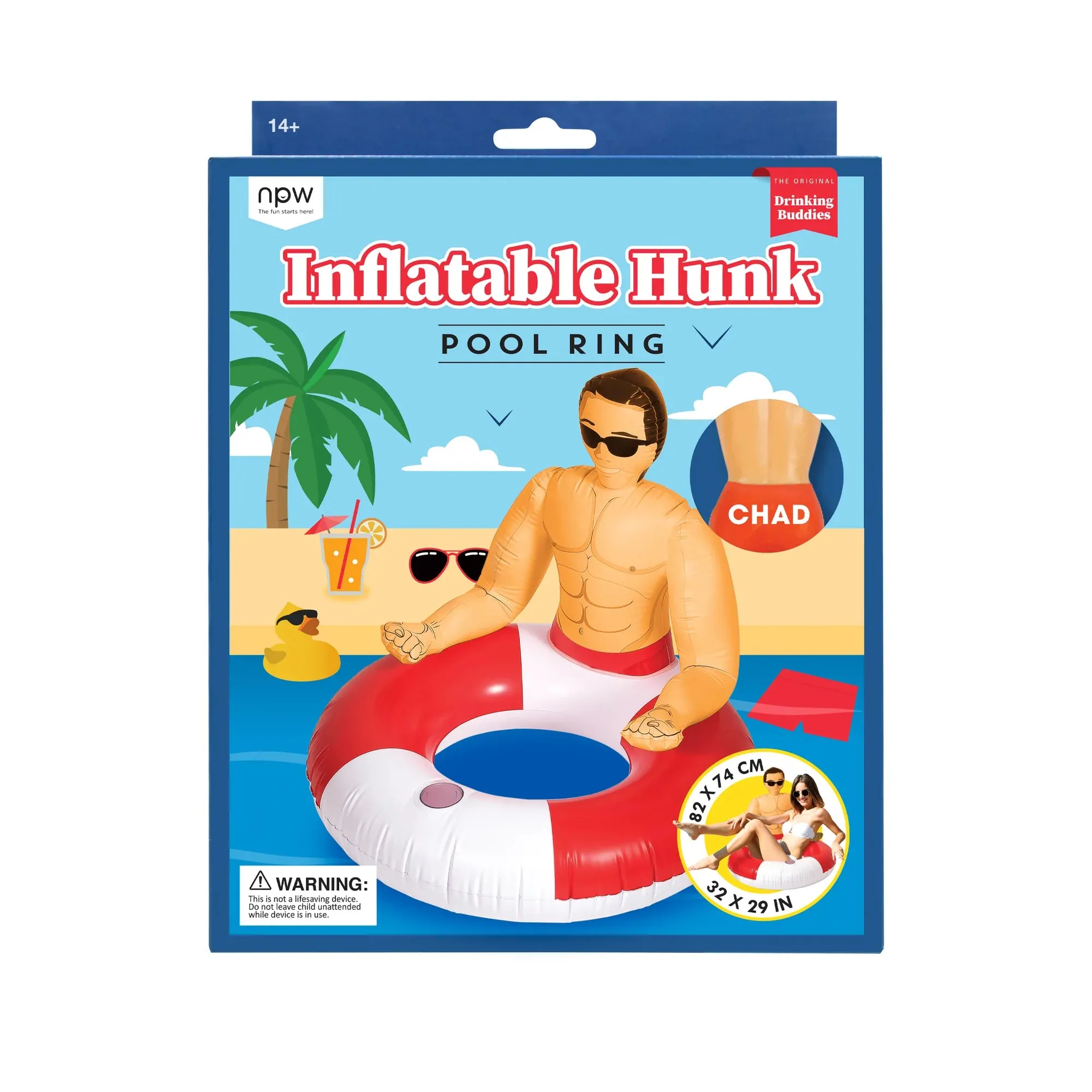 Drinking Buddies Pool Hunk Ring