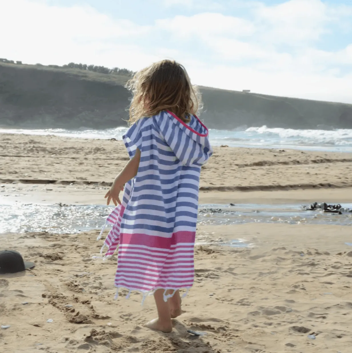 Ebb Tide Childrens swimming towel poncho - 5 colours
