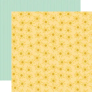 Echo Park - Have A Nice Day - 12x12 Single Sheet / Smiling Sunshine