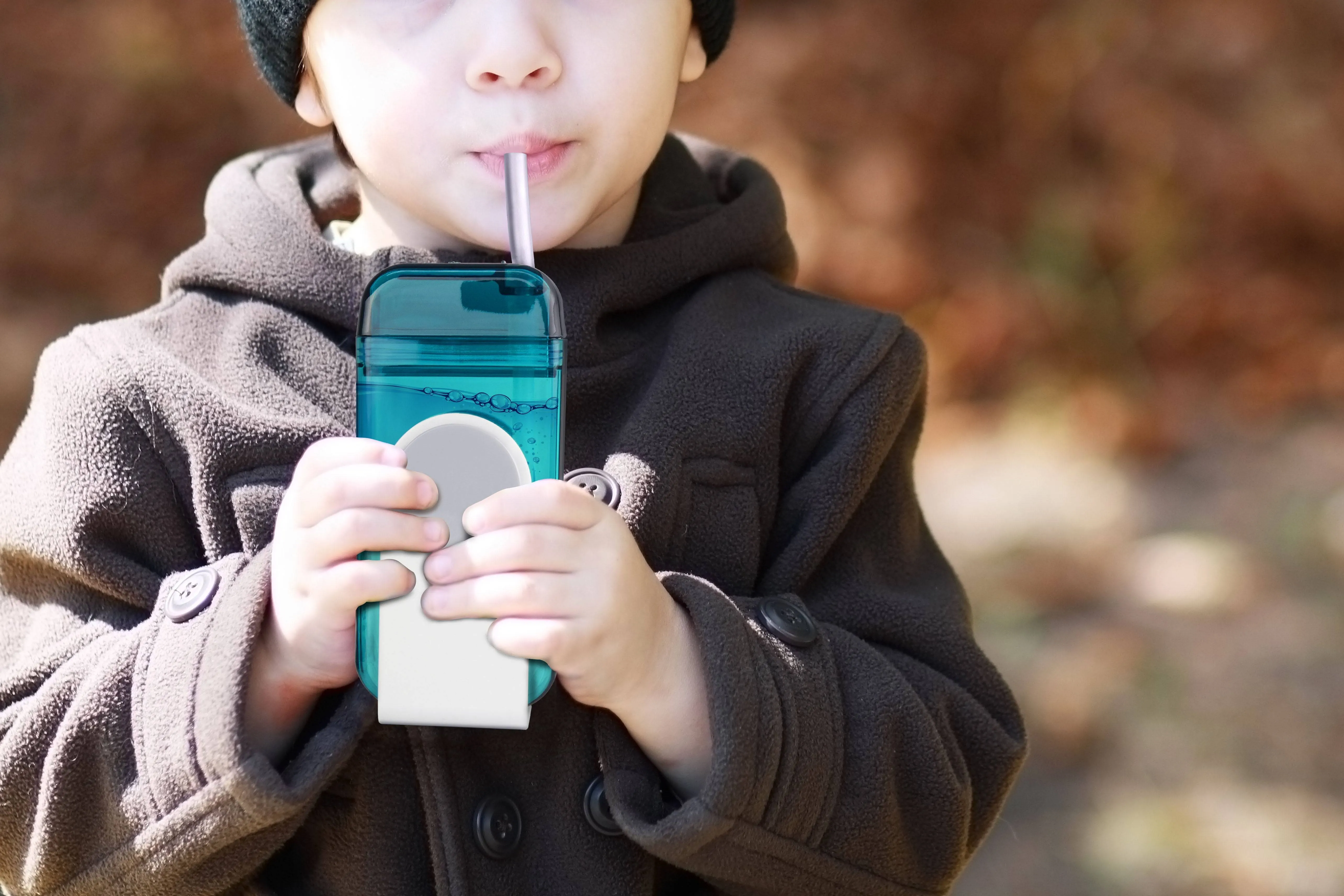 Eco friendly non spill BPA free Juicy Drink Box- reusable