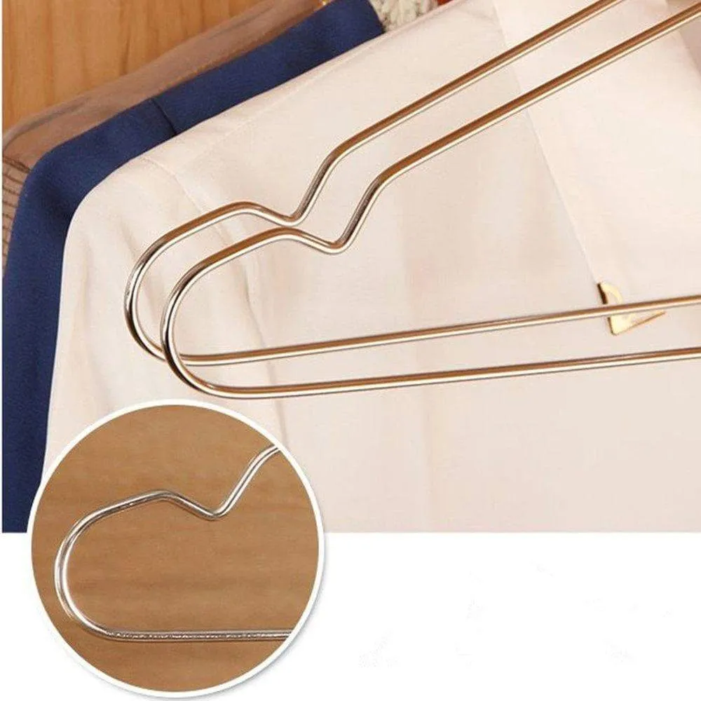 Ecolife Sunshine Stainless Steel Clothes Hangers 16.5 inch, Set of 30