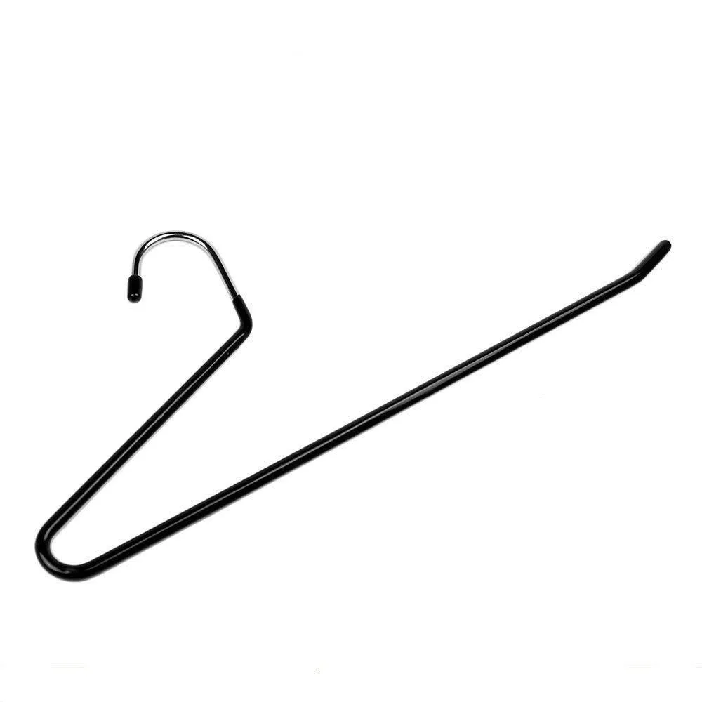 Ecolife Sunshine Stainless Steel Open Ended Pants Easy Slide Wardrobe Clothes Trouser Hanger (Set of 12)