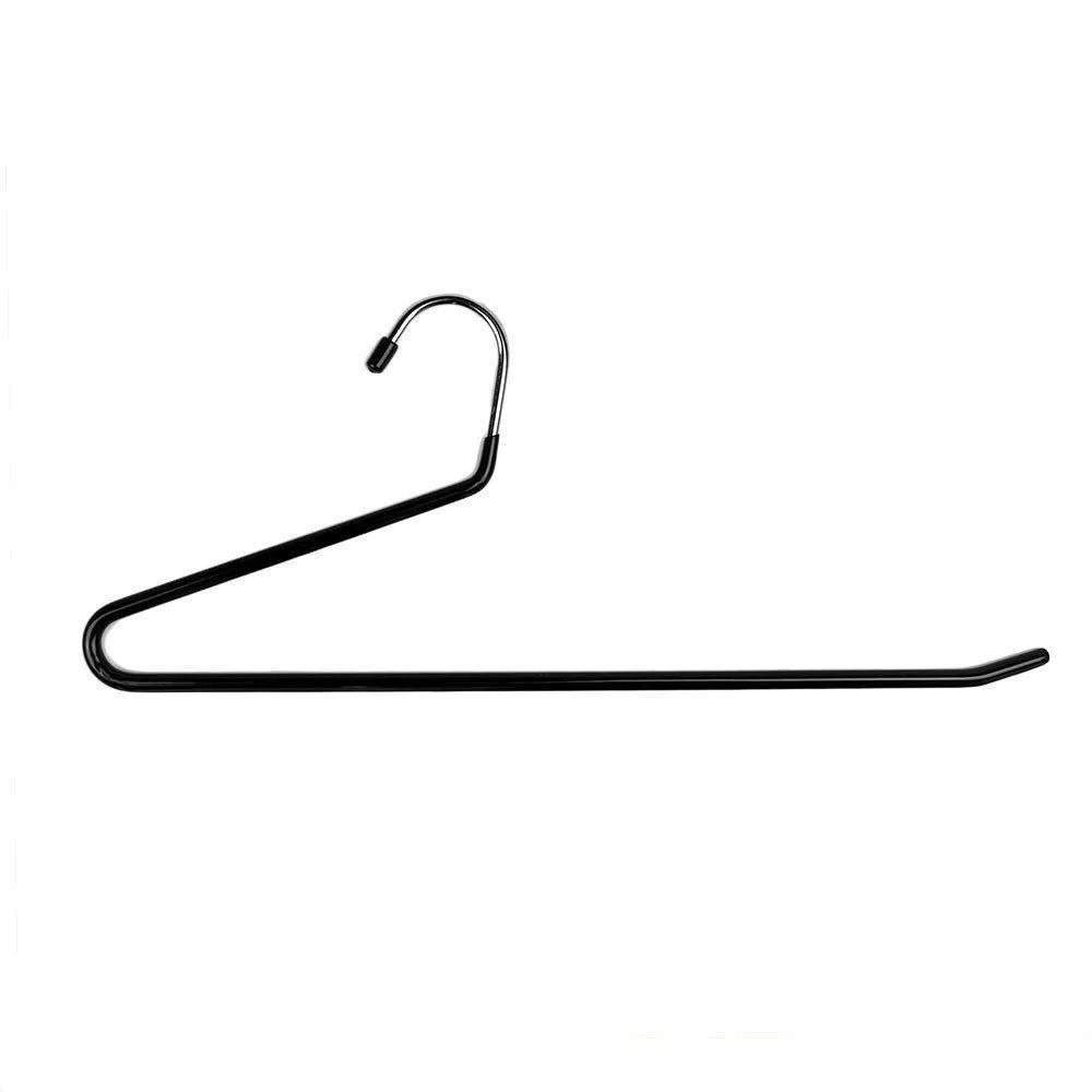 Ecolife Sunshine Stainless Steel Open Ended Pants Easy Slide Wardrobe Clothes Trouser Hanger (Set of 12)