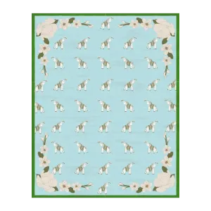 Elephants in the Terrace Floral Hand Tufted Rug