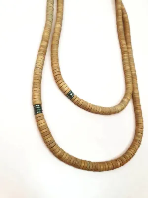 Elk brown necklace large