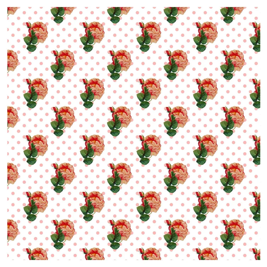 English Roses Adhesive Vinyl Sheet