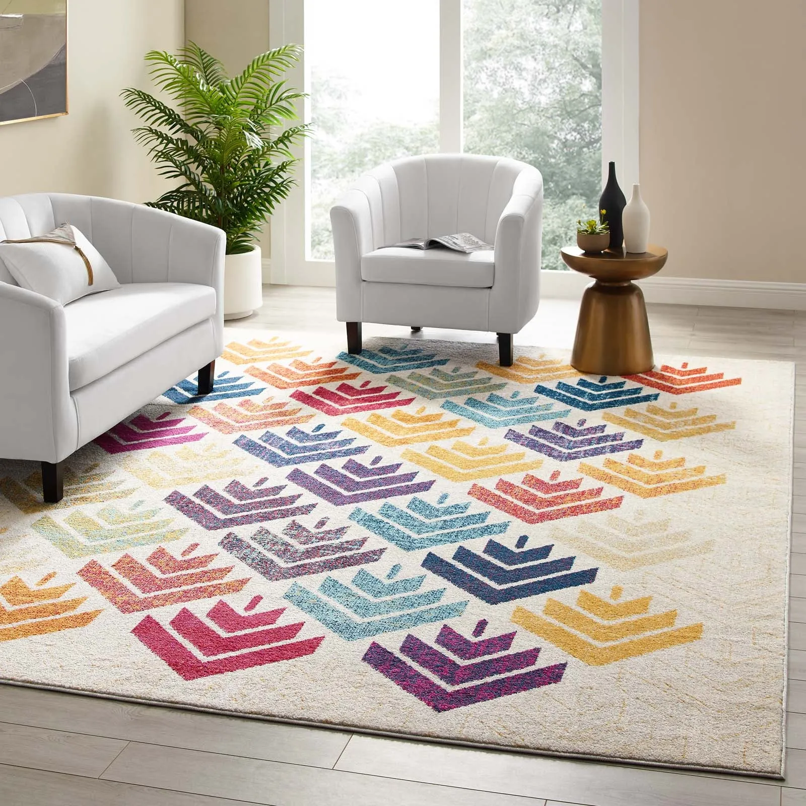 ENTOURAGE FLORIN ABSTRACT FLORAL