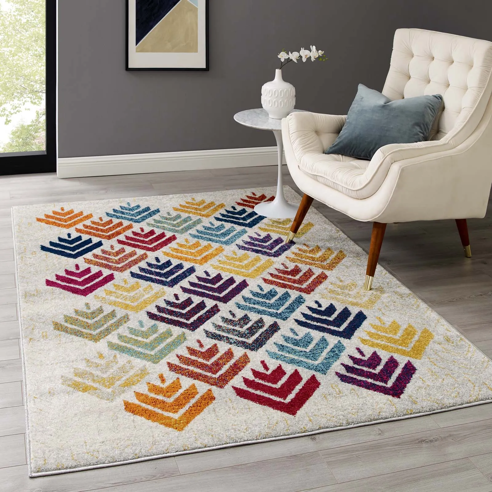 ENTOURAGE FLORIN ABSTRACT FLORAL
