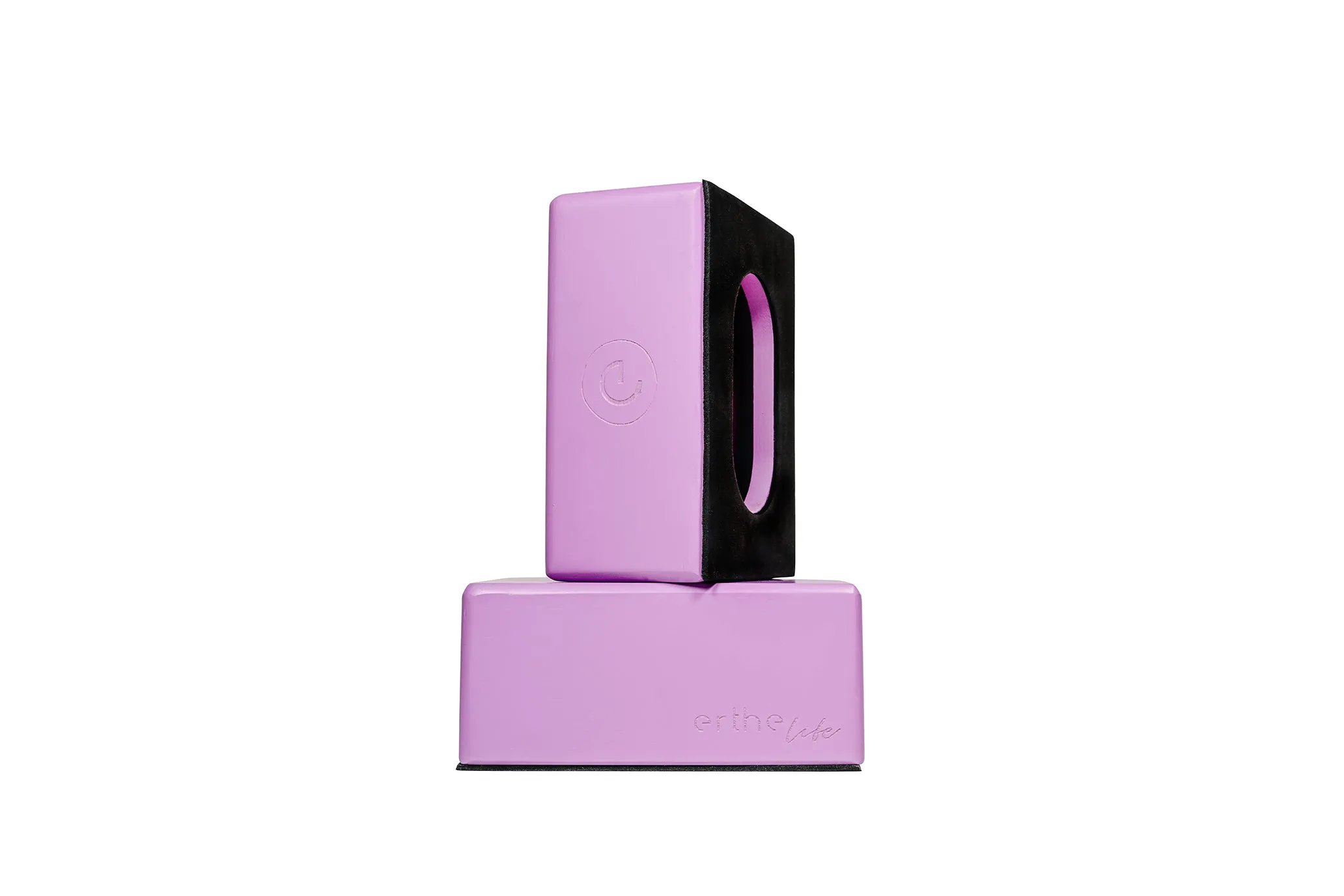 Erthe Life Handstand Training Blocks & Mat Starter Kit (Bright Purple Bundle)