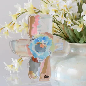 Everlasting Love Acrylic Cross Neutral