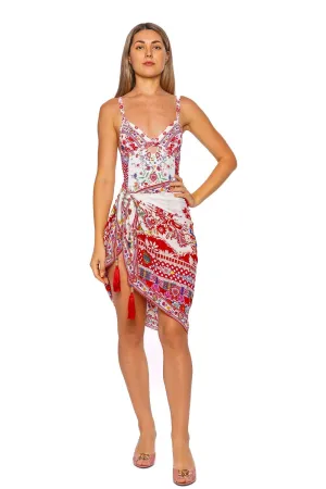 Faith Luck & Justice Tassel Sarong