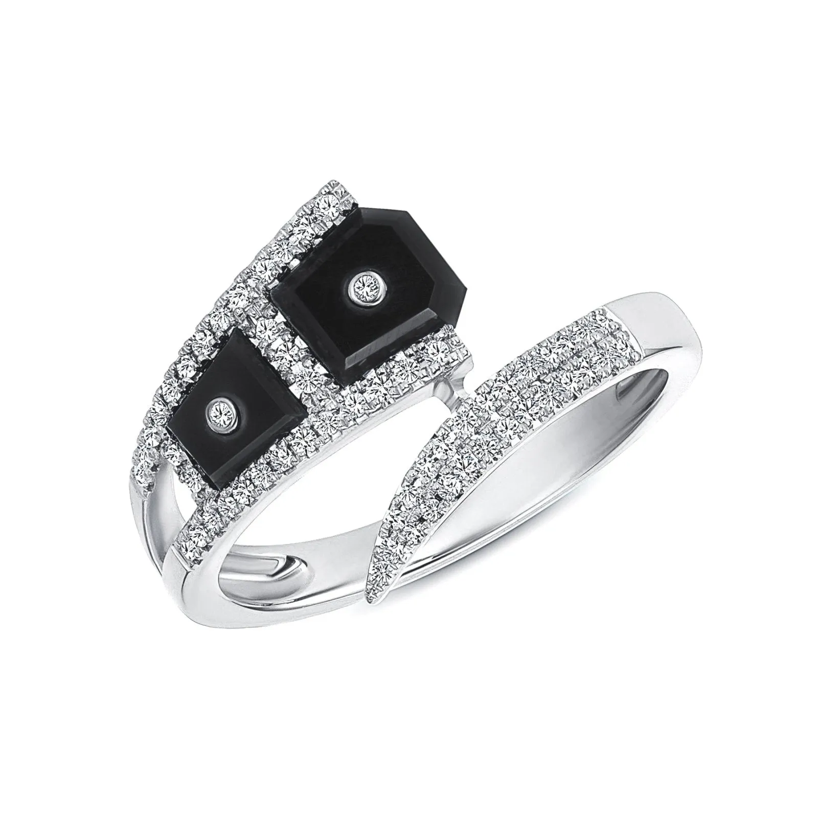 Farah Onyx and Diamond Ring