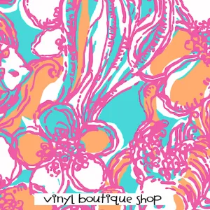 Feeling Tanked Lilly Inspired Printed Patterned Craft Vinyl