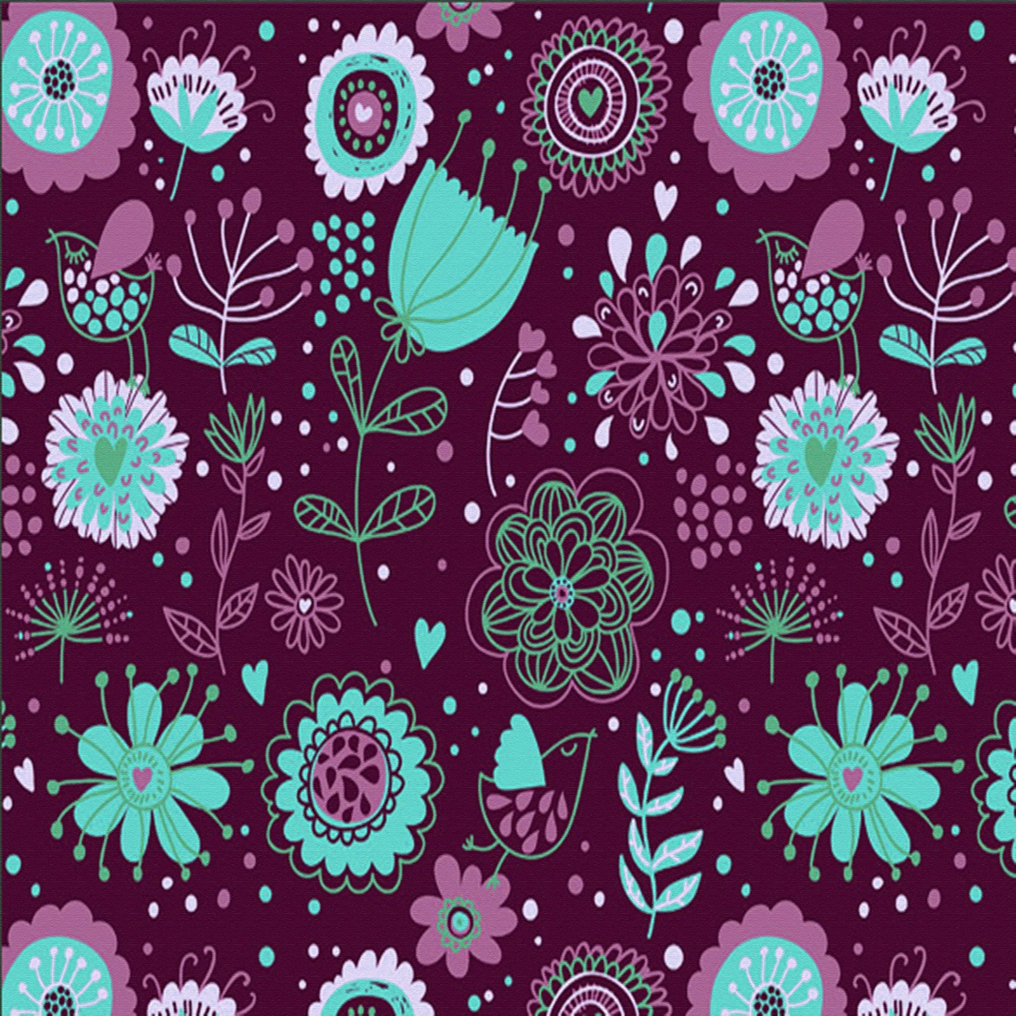 Floral Decoupage Printed Pattern Vinyl