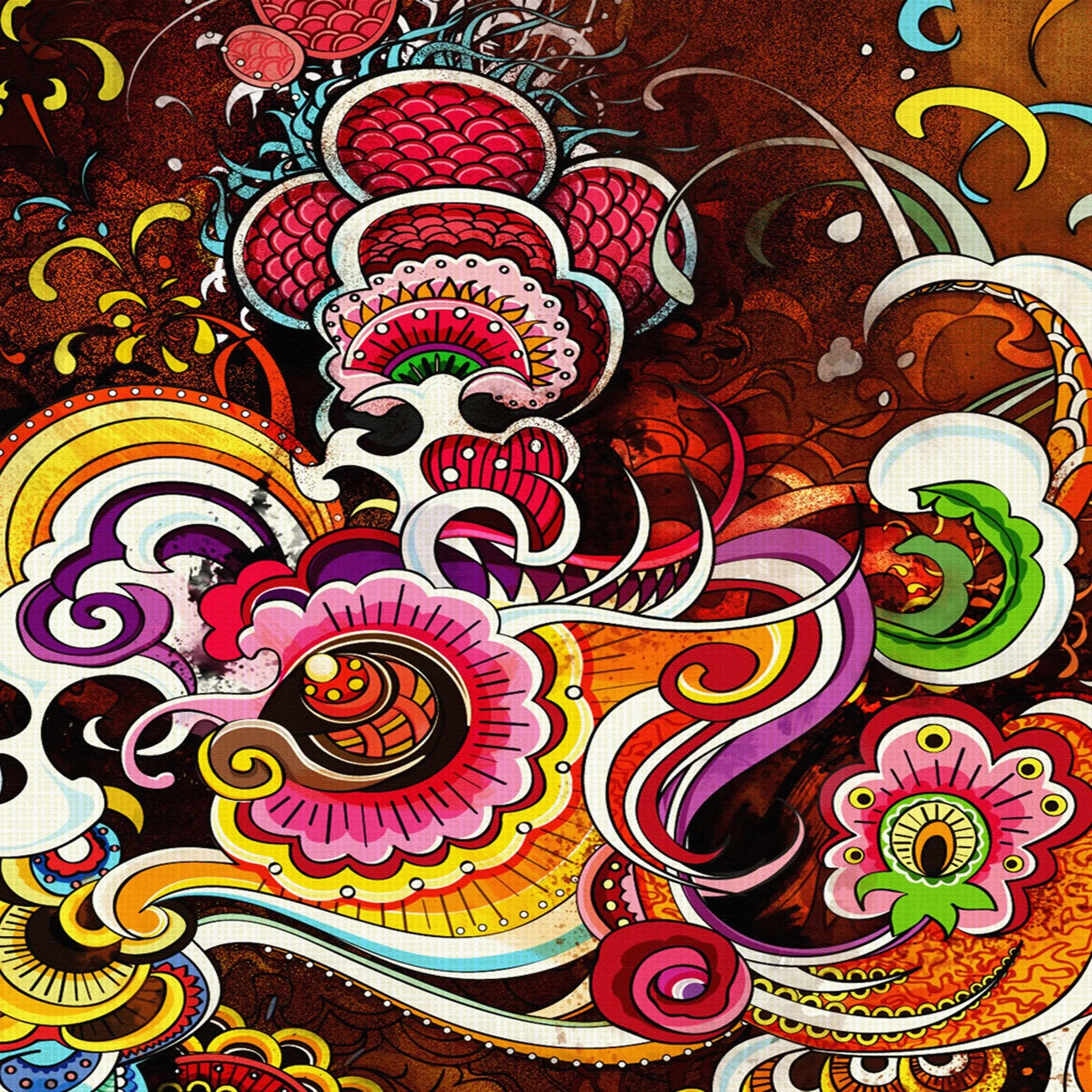 Floral Decoupage Printed Pattern Vinyl