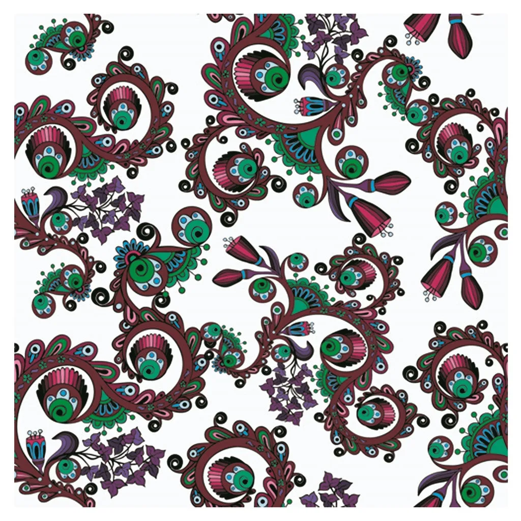 Floral Decoupage Textures Adhesive Vinyl Sheet