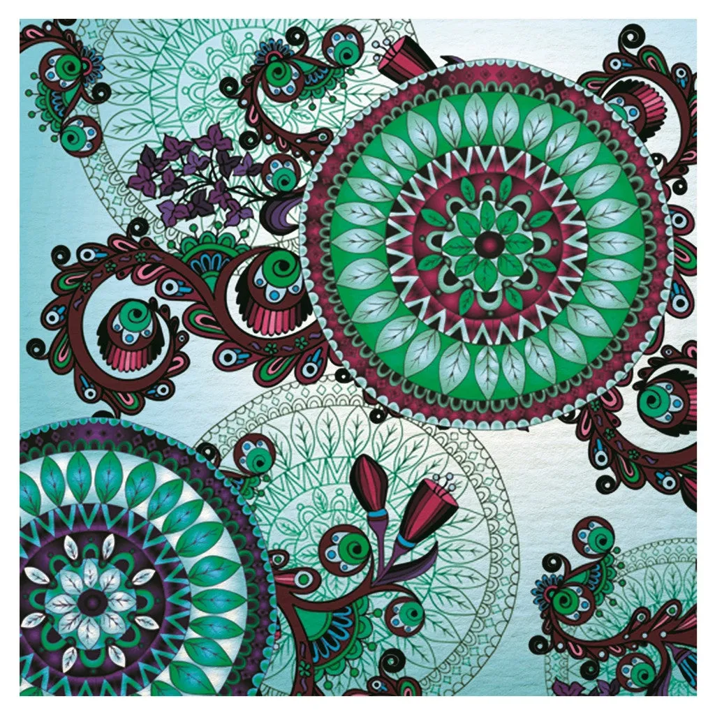 Floral Decoupage Textures Adhesive Vinyl Sheet
